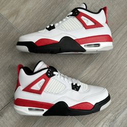 Nike Air Jordan 4 Retro (GS) 'Red Cement' 6.5Y