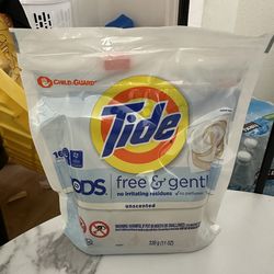 Tide free gentle pods