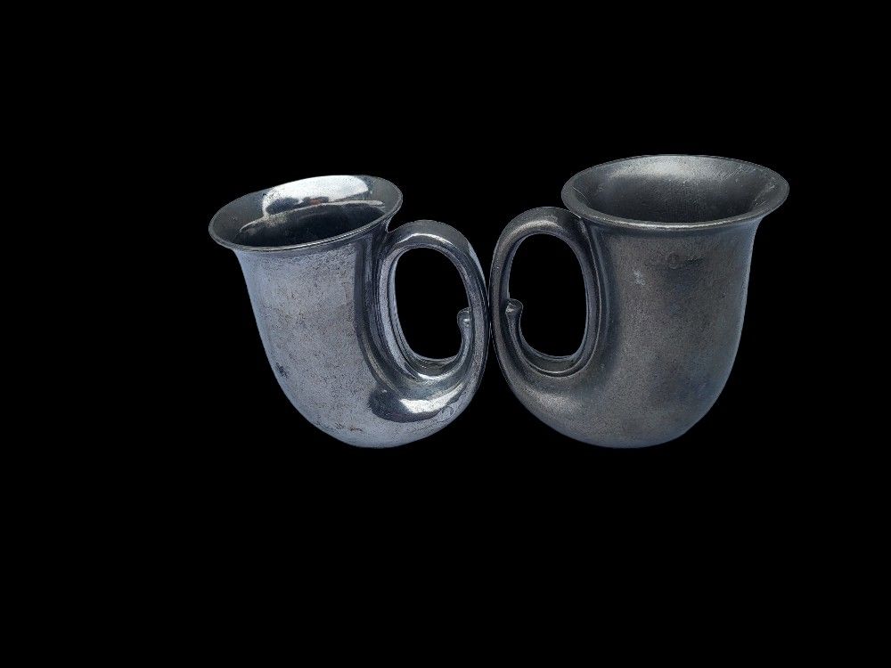 Vintage Pewter Wilton RWP Horn Trumpet Mug Tavern Tankard Stein Made in USA