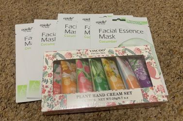 Hand Cream Set & Facial Essence Mask