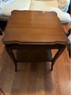 Wooden coffee table