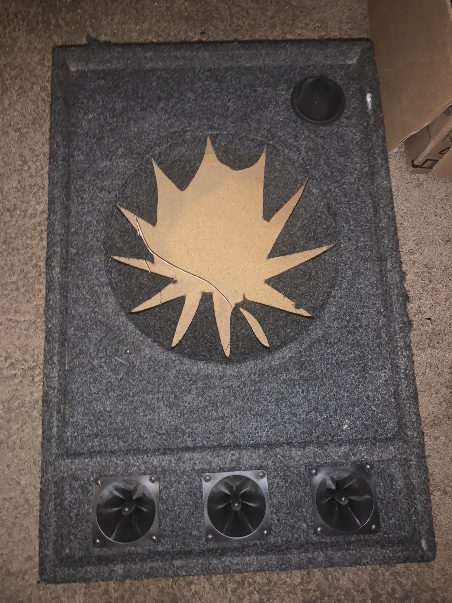 Big 15 Subwoofer Box With Tweeters