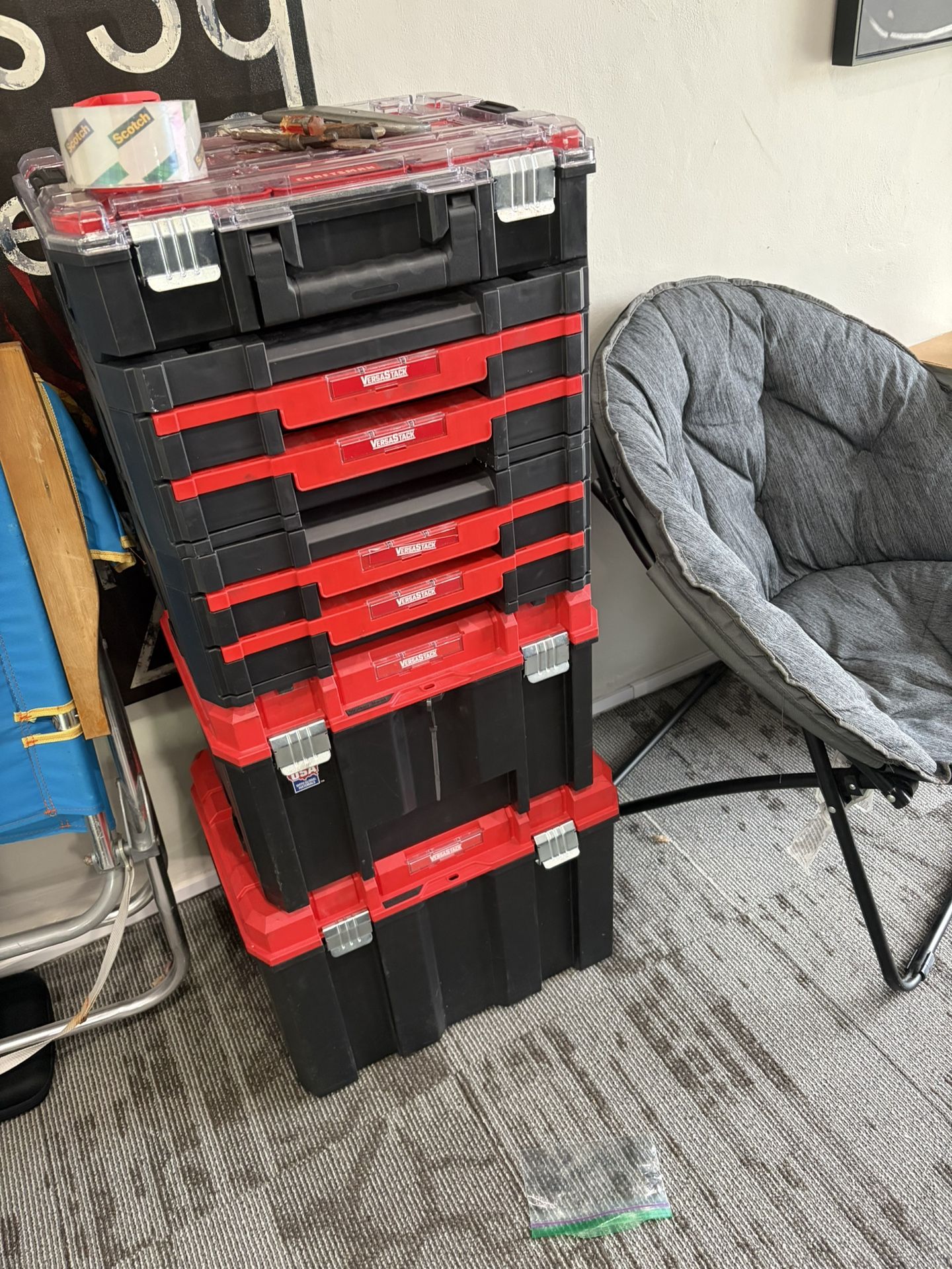 CRAFTSMAN VERSA STACK 5 Piece Toolbox’s