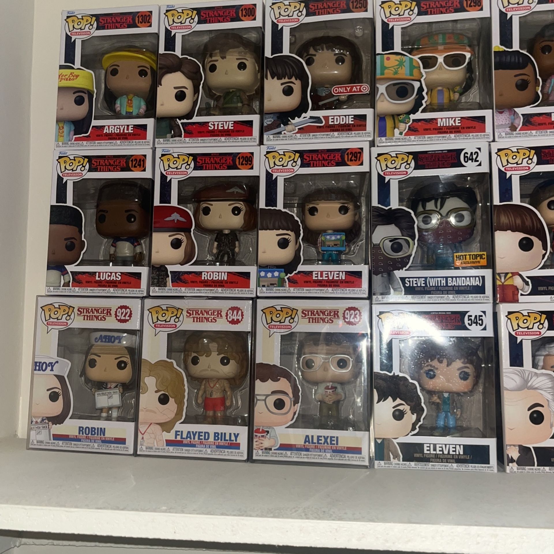 Stranger Things Funko Pops 
