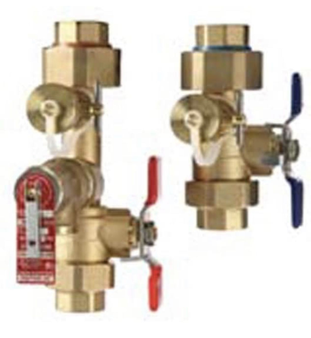 Noritz IK-WV-200-1-TH-LF 3/4" Threaded Isolation Valve Kit with Male 500K Btuh Pressure Relief Valve, Lead Free