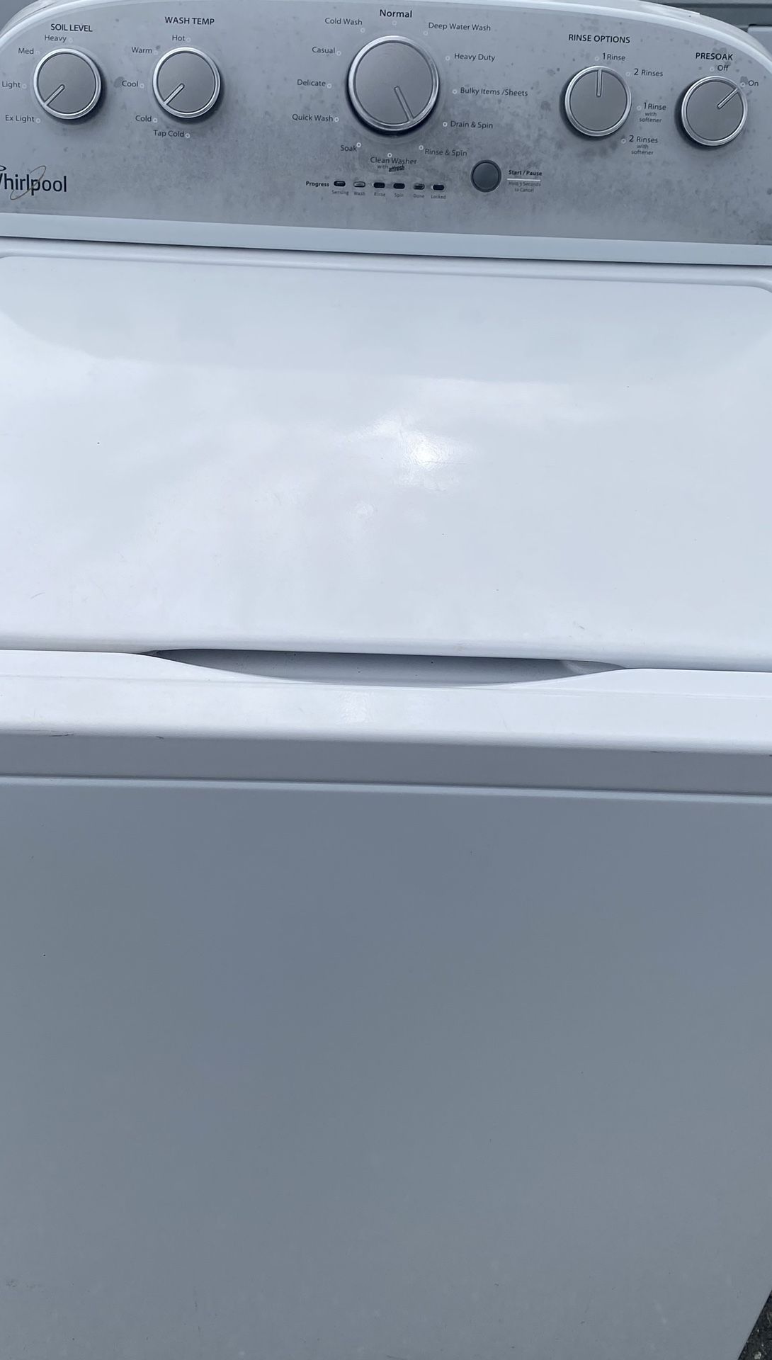 whirlpool washer in good working condition