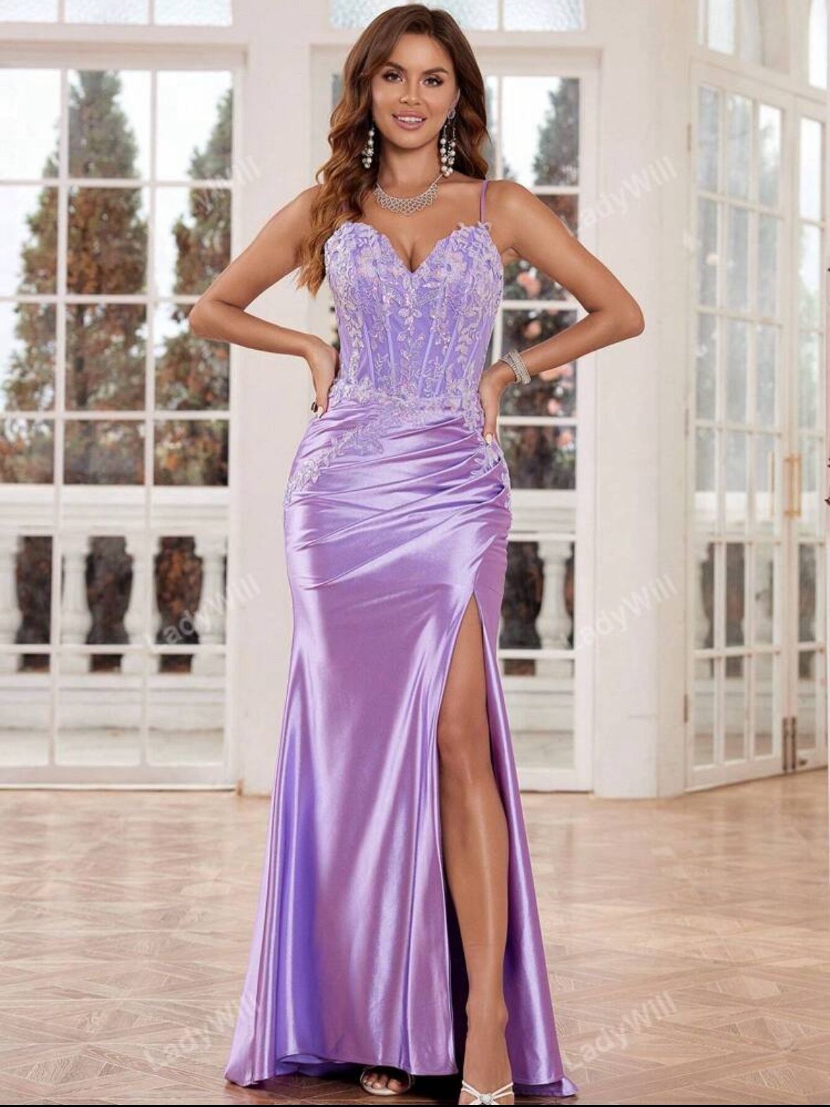 Lilac Prom Dress