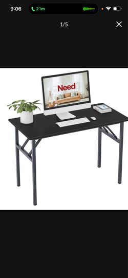 k 47 inch - No Assembly Folding Computer Table
