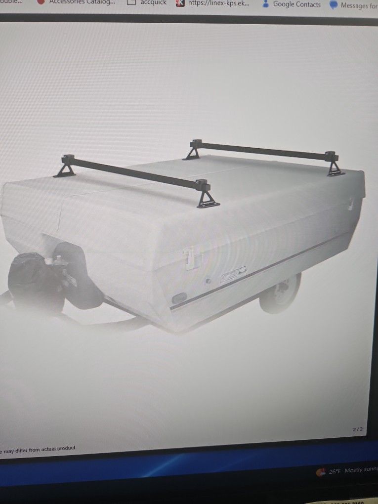 New. Swagman 80510. Rack 2 Piece For Tent Trailer, Canopies, And More
