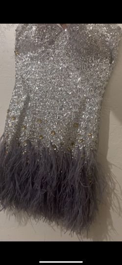 Strapless Sequin Mini Dress
