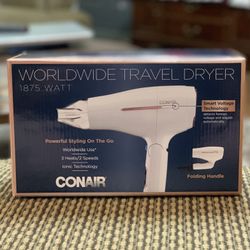 Conair 1875 W travel dryer