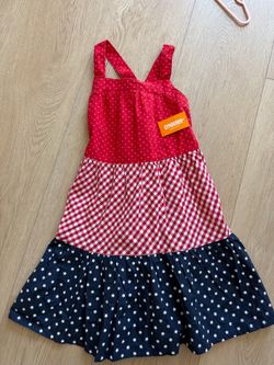 New Gymboree Girls Patriotic Dress $10 Size 8