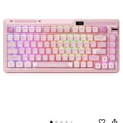 barely used 99.99 dollar keyboard, pink 