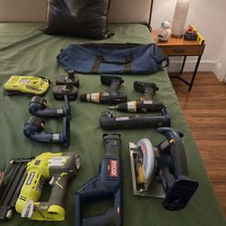 Compete RYOBI battery tool set
