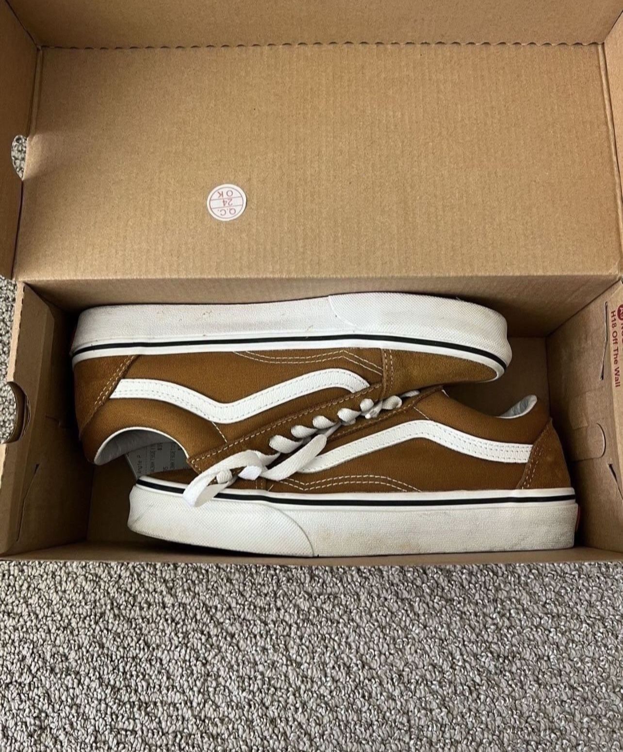 Vans Old Skool Golden Brown Size 5.5