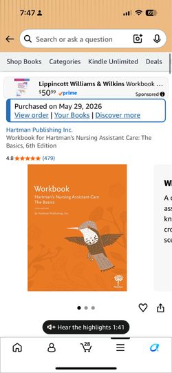 Hartman’s workbook nursing assistant