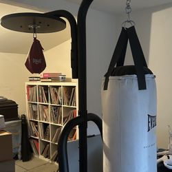 Everlast 70lb Heavy Bag, Speed Bag, Stand