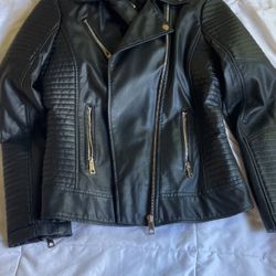 Brand New Faux Leather Jacket 