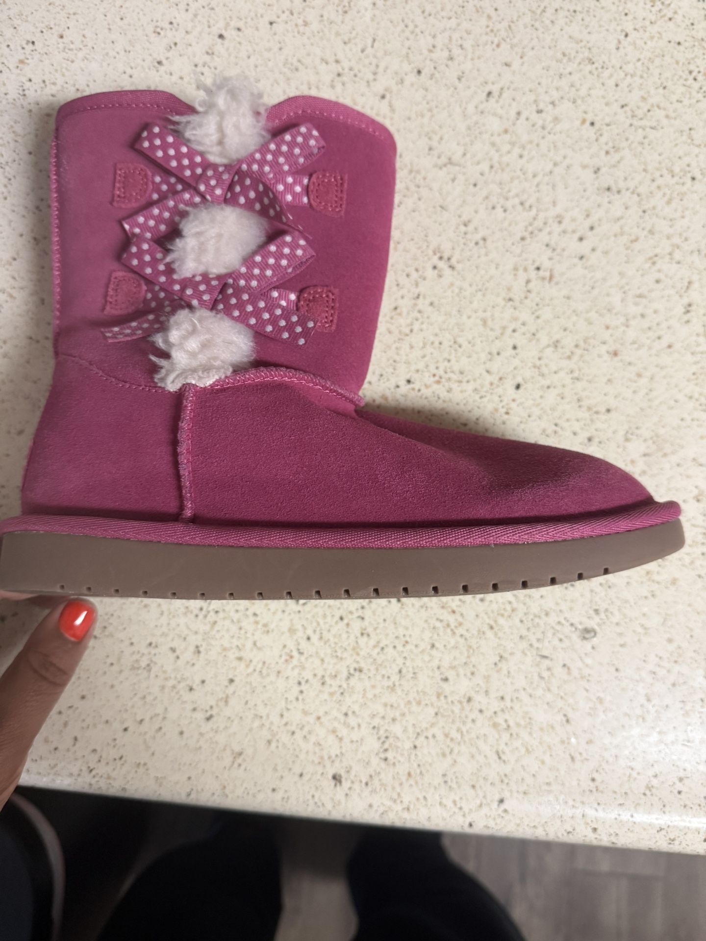 Kookaburra Pink Boots kids size 4