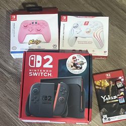 Nintendo Switch 2 Bundle With Controllers And Games