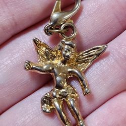 Gold Cherub Charm