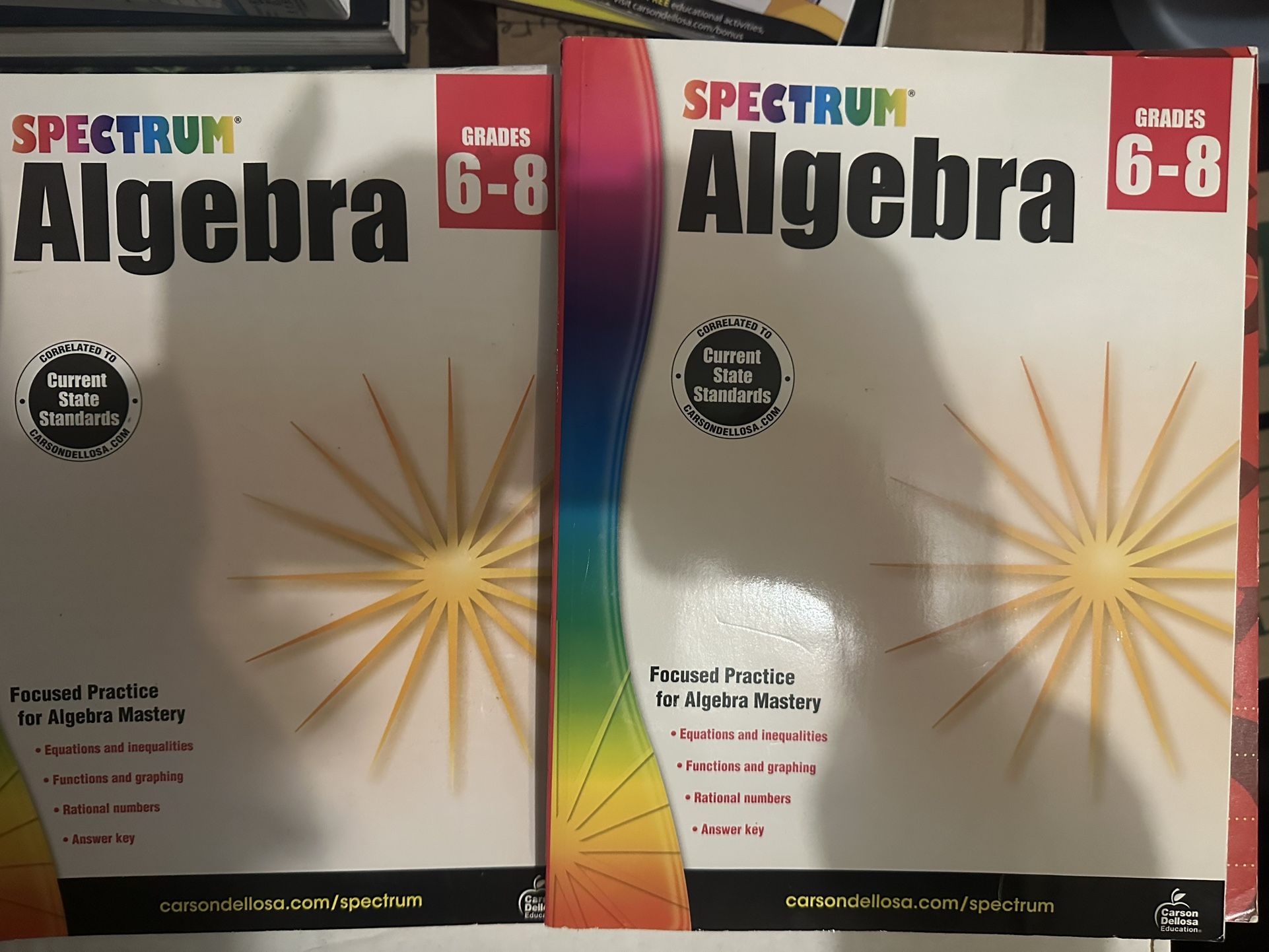 4 Homeschool Workbooks,Grades 6-8