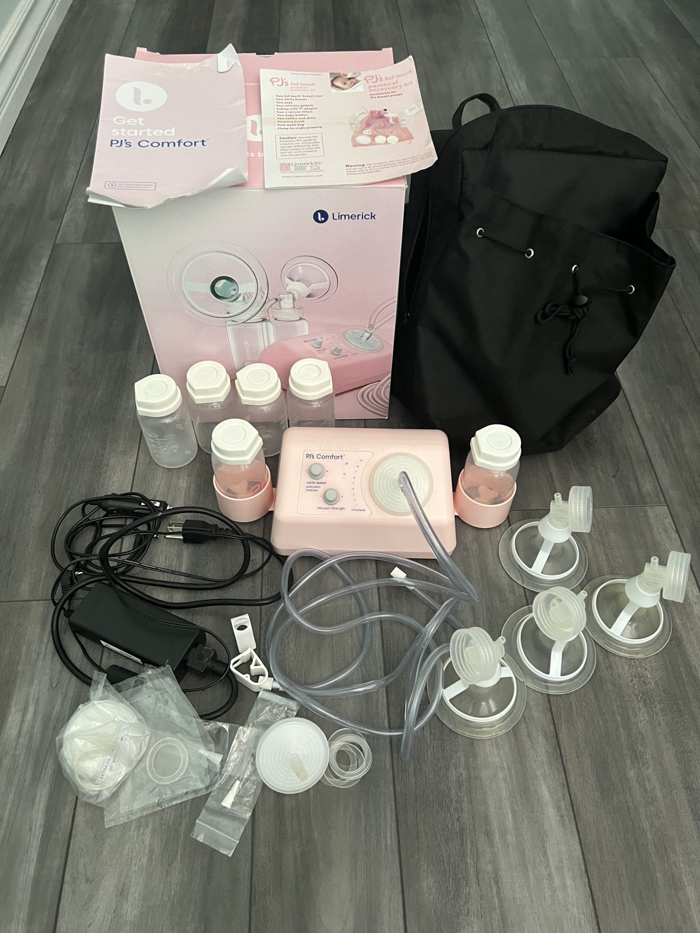 Limerick PJ’s Comfort ES breast pump full kit