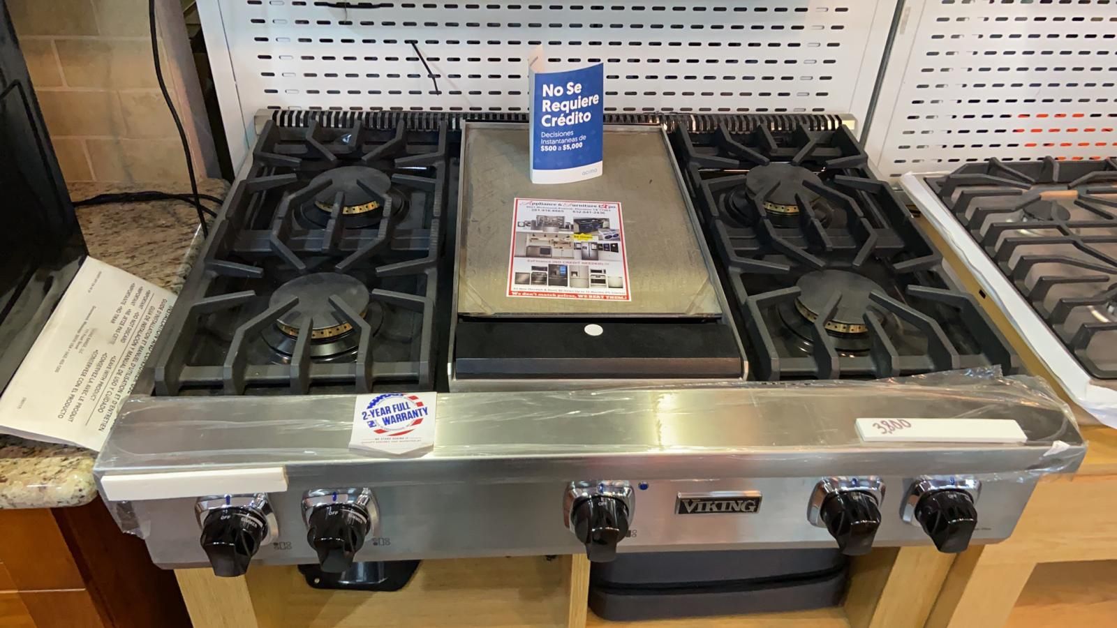 New Viking 36 Inch Range Top Griddle $30 Initial 🔥 No Credit Check
