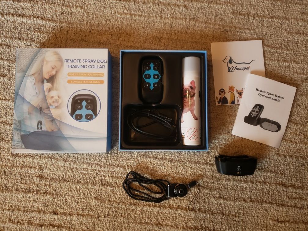 Remote Spray Dog Training Collar