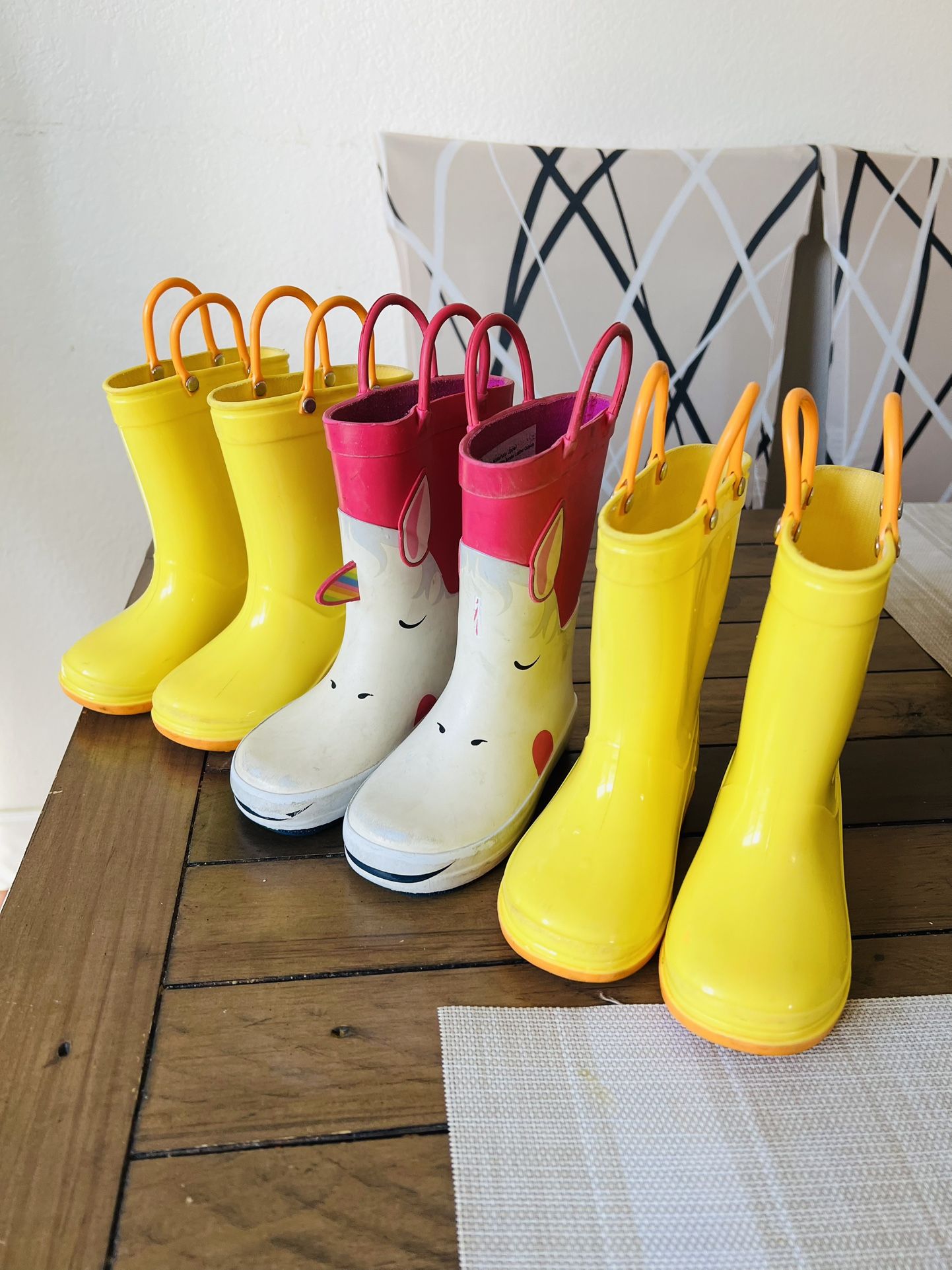Toddler Rain Boots Size 7