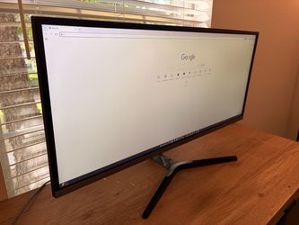 Samsung 34” Ultra-Wide Monitor – Excellent Condition