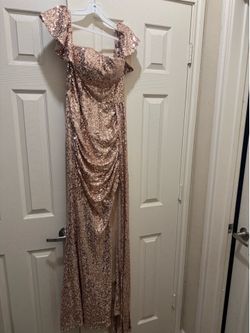 Gold dress