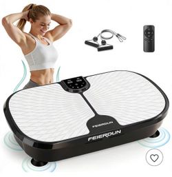 Vibration Plate Exercise Machine for Home Fitness & Recovery Black