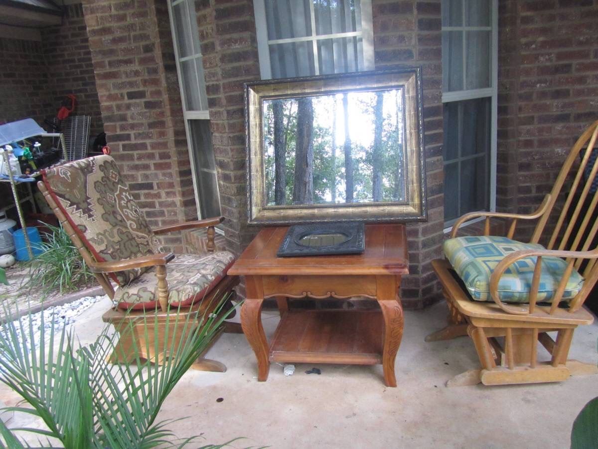 Selling this furniture as a bundle: Unique, Vintage, and Antique items. Cleaning Out My Shade!!!