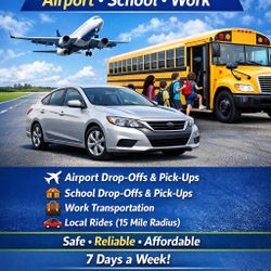 Need a Ride? Airport, School & Work Transportation