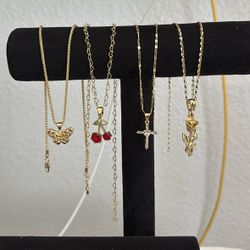 14k Gold Dipped Necklaces