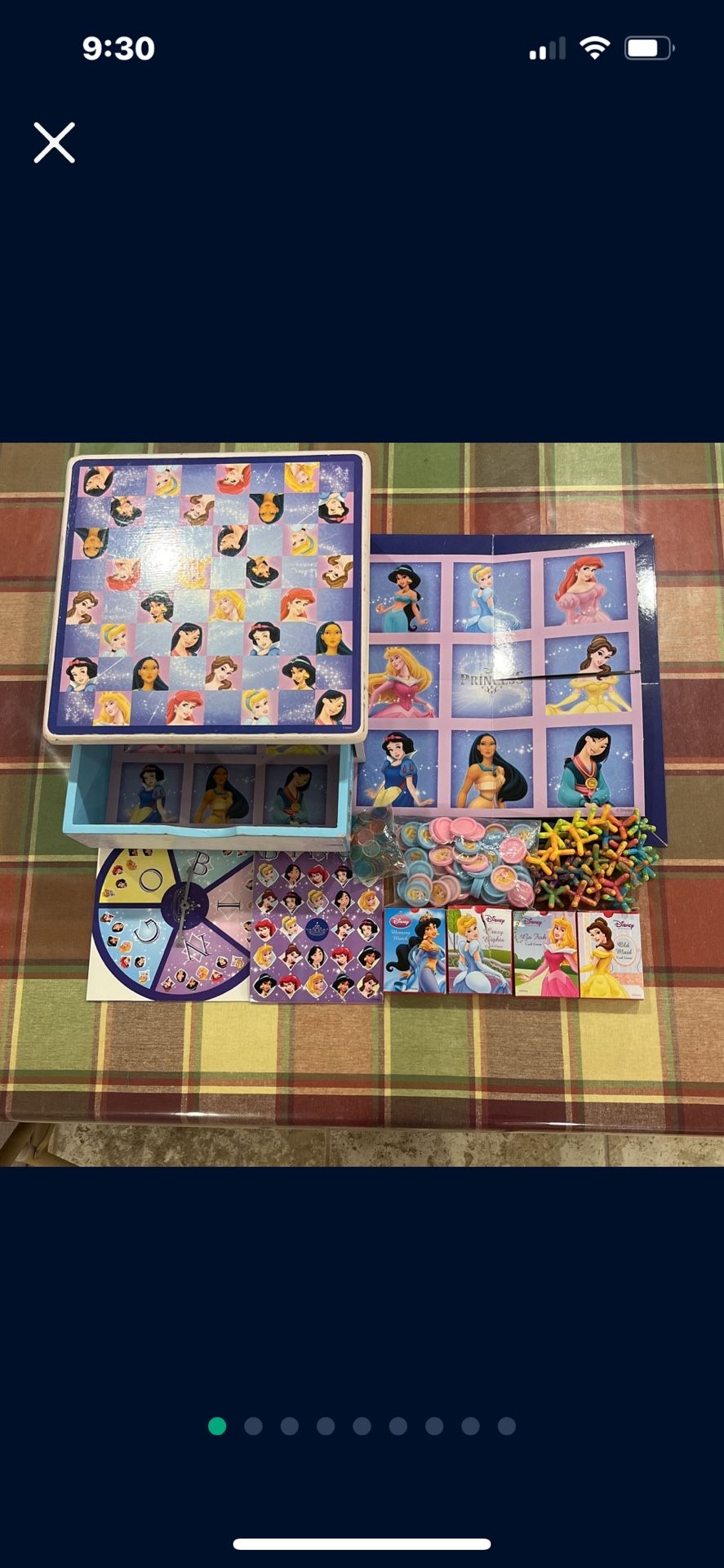 Princess Wood Box And Games