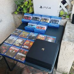 New 2020 PS4 Pro 1TB & 1 Control $200! Extra control $40! & $20! Per Game or 7 for $100!. All for $550! New Combo. Trade & Cash Welcome