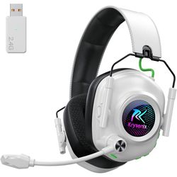Krysenix Wireless Gaming Headset for PS5, PS4, PC, and Switch