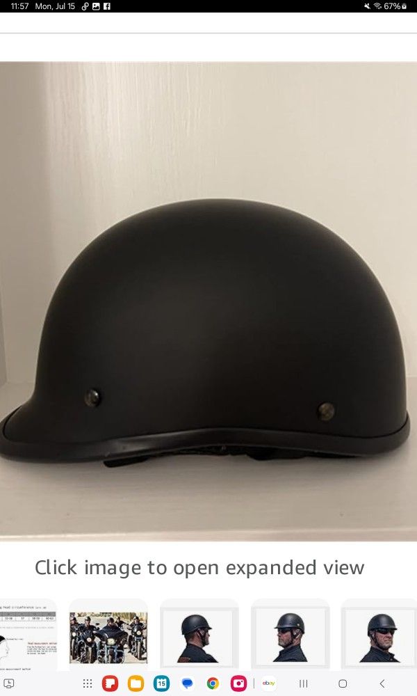 XL half Shell Motorcycle Helmet