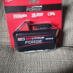 Milwaukee M18FB6 18V 6.0Ah Li-ion REDLITHIUM Forge Cordless Battery