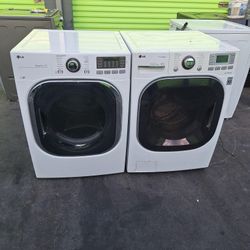 Lg Washer And Gas Dryer Set 