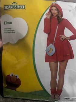 Halloween Women Elmo Costume