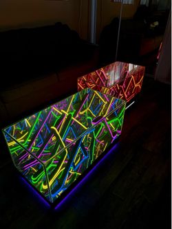 Infinity Mirror Coffee Table | App Controlled LED Table