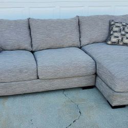 Grey Sectional Couch Delivery Available 