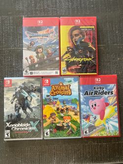 Xenoblade Chronicles X Kirby Air Riders Dragon Quest 7 Reimagine Animal Crossing Nintendo Switch 2