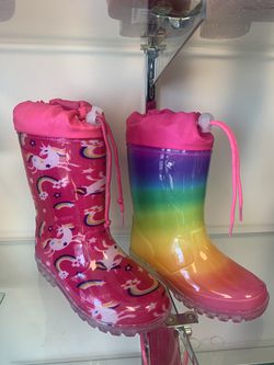 Rain boots for kids girls 11,12,13,1,2,4