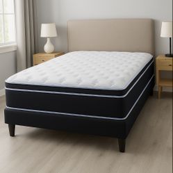 🛏️ Queen Size Mattress Pillow Top 14” – Brand New | $390 Factory Sealed • Mattress Only • Same-Day Delivery 🚚