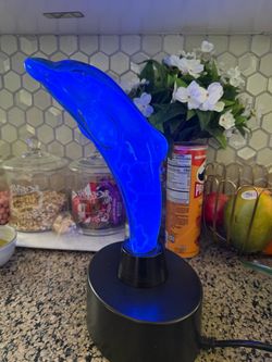 LUMISOURCE ELECTRA DOLPHIN LIGHT VINTAGE LIGHT 15”