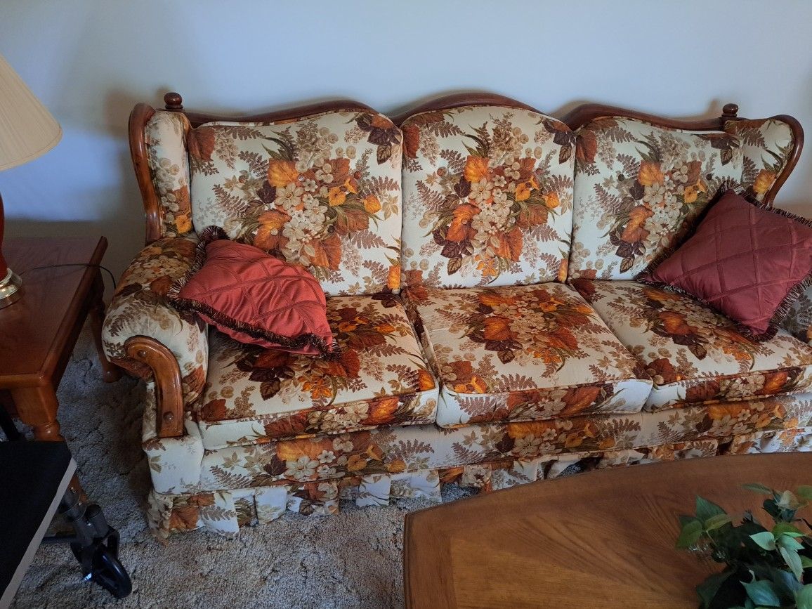 Vintage Couch And Chair